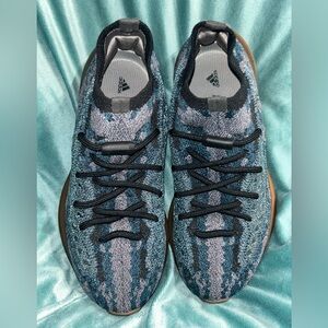 Yeezy Boost by Adidas Teal and Gray Knit Sneakers 8.5
